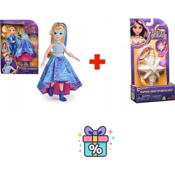 Výhodný set: Unicorn Academy deluxe panenka Isabel 24 cm + náhrdelník s prstenem