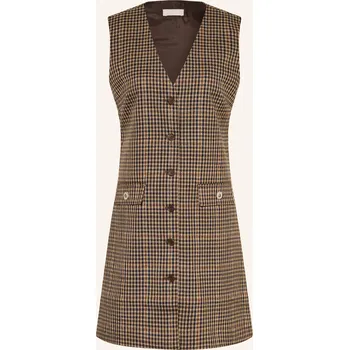 Dámské šaty Liu Jo Dámské Šaty S Třpytivou Přízí, béžová / tmavě modrá /...