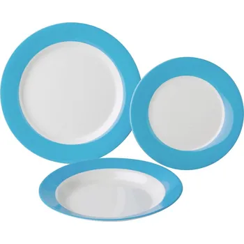 Příslušenství ke karavanu Sada talířů (3 ks) Gimex Rainbow