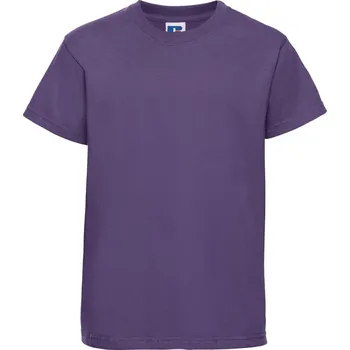 Russell Dětské tričko z těžké bavlny "Authentic" - 152 purple