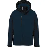 Kariban Pánská 3-vrstvá softshellová parka s kapucí - L navy