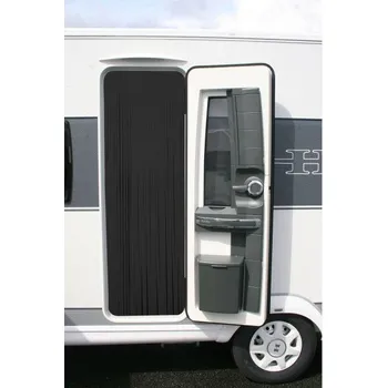 Příslušenství ke karavanu Dveřní závěs Fiamma Curtina4U pro obytné vozy a karavany varianta Antracitová, 100 x 230 cm