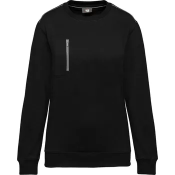 Pánská mikina Kariban Pracovní mikina "Day-to-Day" - M black/silver