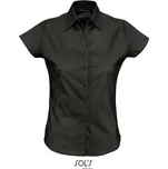 SOL's Collection Elastická halenka s krátkým rukávem - XL black