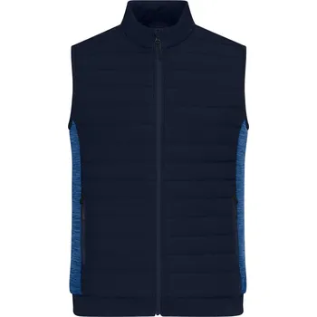 Pánská vesta James & Nicholson Pánská vesta s podšívkou - L navy/royal melange