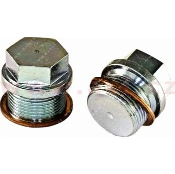 Autodíl výpustný šroub olejové vany M24x1.5 L=14 mm, celk. délka = 27 mm DIN 910