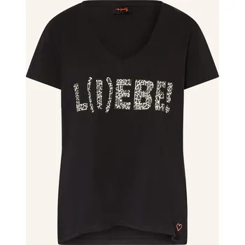 Dámské tričko Miss Goodlife Dámské Tričko, černá / krémová / neonově...