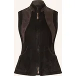 Habsburg Dámská Kožená Vesta Waidegg, černá / šedá, 42