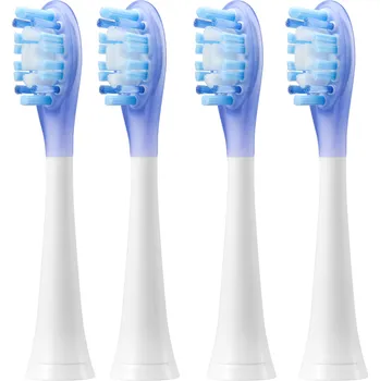 Náhradní hlavice k elektrickému kartáčku Meriden Náhradní hlavice DualCare Pro ke kartáčkům Meriden Smart+ MDC-102W bílý 4ks