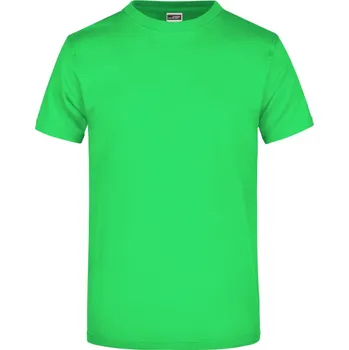 pracovní tričko James & Nicholson Tričko z těžké bavlny - M lime green