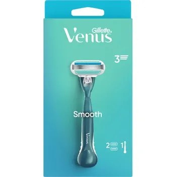 Gillette Dámský holicí strojek Venus Smooth + náhradní holicí hlavice