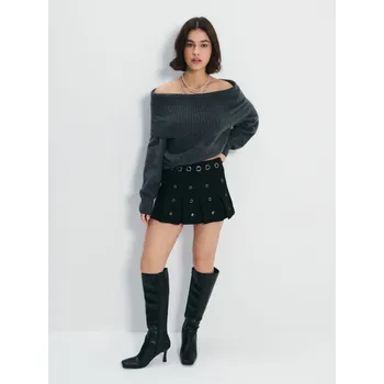 Dámská sukně Kraťasová sukně - M - House - černá - 512IP-99X