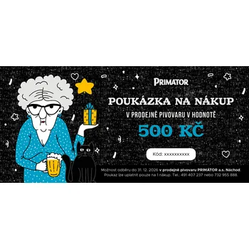 Dárkový potravinový koš Dárkový poukaz FREE TCHYNĚ 500 Kč