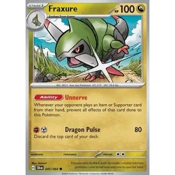Karetní hra Pokémon SFA 045/064 Fraxure - Shrouded Fable Stav: Near Mint, Verze: REVERSE HOLO