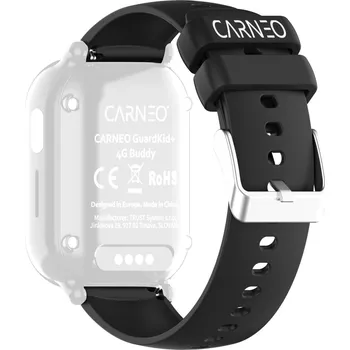 Řemínek na hodinky Náhradní řemínek pro Carneo GuardKid+ 4G Buddy - černý