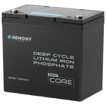Příslušenství ke karavanu LiFePO4 baterie Renogy CORE Mini 100Ah 12V