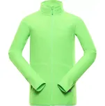 Pánská fleecová mikina ALPINE PRO GARIM velikost M neon green gecko