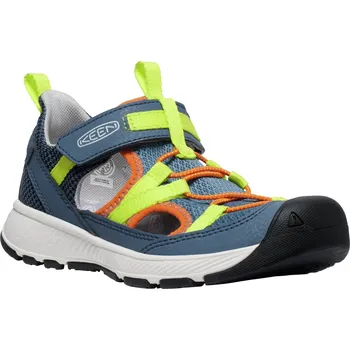 Chlapecké sandály Dětské sandály Keen Motozoa Sandal Children/Youth vintage indigo/scarlet ibis 35EU