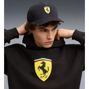 Pokrývka hlavy Černá kšiltovka Ferrari (Ferrari originální čepice doprava zdarma)