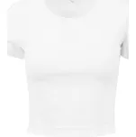 Build your Brand Těžký dámský crop top - 4XL white