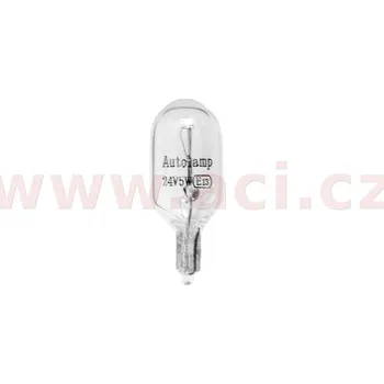 Autožárovka žárovka 24V 5W (patice W2,1x9,5d/ T10) HELLA (sada 10 ks)