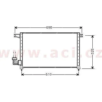 Autodíl chladič klimatizace [590*330*25]