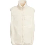 Build your Brand Unisex fleece vesta "Bonded Sherpa" - XS white sand