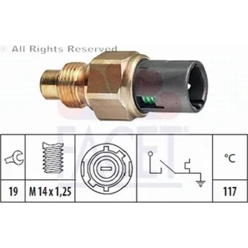 Autodíl spínač kontrolky přehřátí chladící kapaliny KW