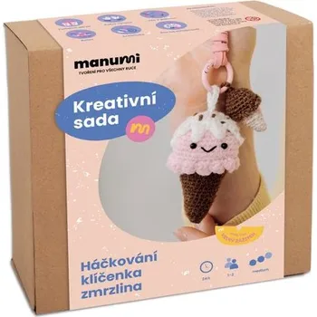kreativní sada Manumi kreativní sada na háčkování přívěsku Zmrzlina