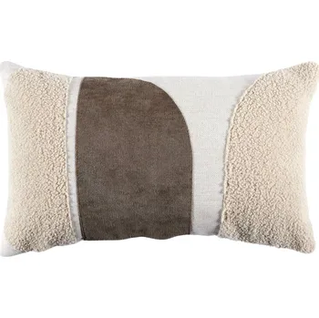 Dekorativní polštářek Dekorační polštář boucle Intesi 30x50 cm béžový do obýváku a ložnice japandi
