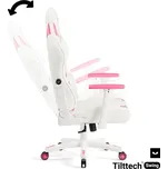 Diablo X-Ray 2.0 Small herní židle bílo-růžová Bílá/růžová