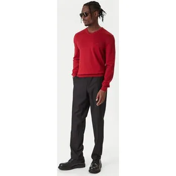 Pánský svetr BOSS Svetr Baram 50476363 Červená Regular Fit 3XL