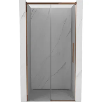 Sprchové dveře Posuvné sprchové dveře Mexen Rox 130 cm, průhledné, růžové zlato - 8C2-130-000-60-00
