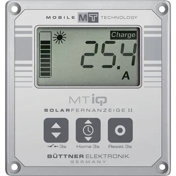Příslušenství ke karavanu Ukazatel dobíjení solárního panelu Büttner MT-Solar III barva stříbrná