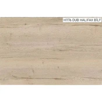 Příslušenství ke karavanu Nástavec pro dlouhou podstropní skříňku KRS HomeMADE Style - nad spaní, levý, L4H3 dekor dub halifax bílý