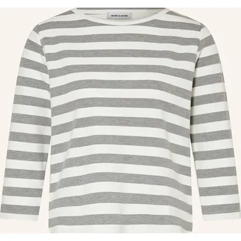 More & More Dámské Tričko S 3/4 Rukávem, bílá / šedá, 34