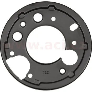 Brzdový kotouč Ochranný plech proti rozstřikování, brzdový kotouč VAN WEZEL 3076373