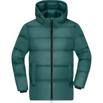 Pánská softshellová bunda James & Nicholson Pánská zimní bunda - XXL smoky green