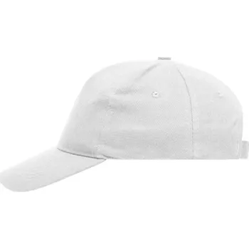 Kšiltovka Myrtle Beach 5 panelová kšiltovka z těžké bavlny - onesize white