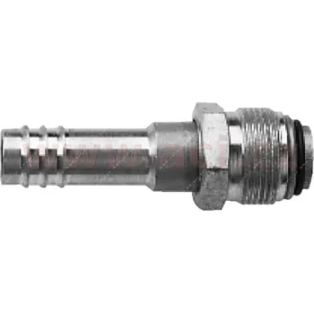 fitinka hliníková namačkávací o-kroužek samec 180° pro hadice G10 (13 mm) závit UNS 7/8"