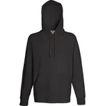 Fruit of the Loom Pánská raglánová mikina s kapucí - S light graphite