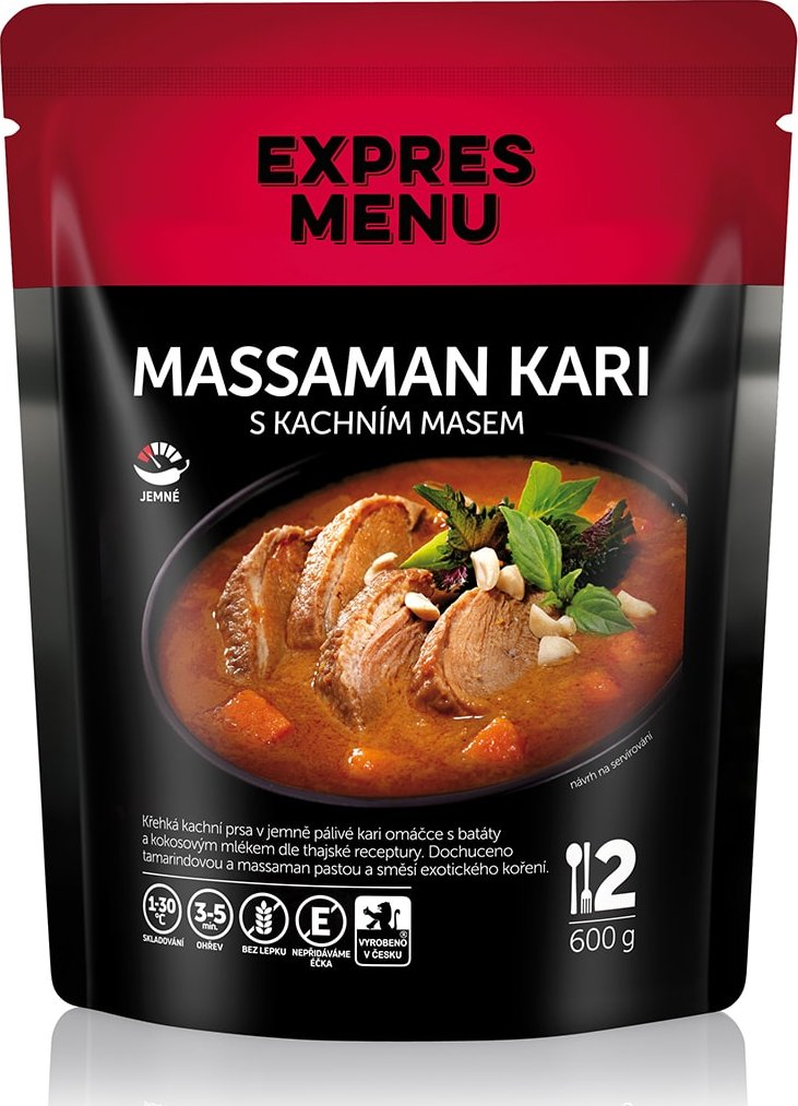 EXPRES MENU Massaman kari s kachním masem 600g (2 porce)