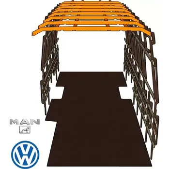 Příslušenství ke karavanu Stropní konstrukce MAR-VAN pro MAN TGE a VW Crafter 2017 a dál varianta L3H3