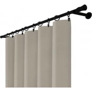 Závěs Zatemňovací závěs s řasicí páskou – Blackout Royal Taupe, šedo-béžová