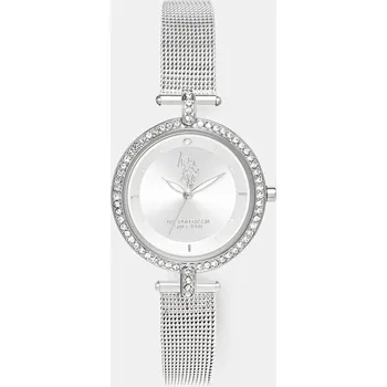 Hodinky Hodinky U.S. Polo Assn. NATALIE dámské, stříbrná barva, USP8181ST SLV, vel. ONE SIZE