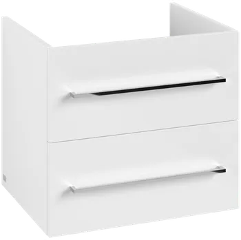 Koupelnový nábytek Villeroy & Boch Avento - Skříňka pod umyvadlo 576x484 mm, 2 zásuvky, Briliant White A88900VE