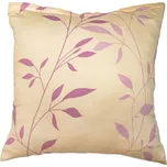 DADKA VRACOV Povlak na polštář flanel Mandevila pudrová na banánovém Rozměr: 70x90