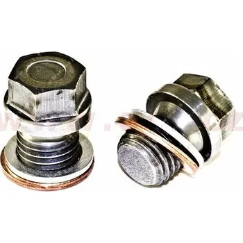 Autodíl výpustný šroub olejové vany M12x1.5 L=12 mm, celk. délka = 21 mm DIN 910