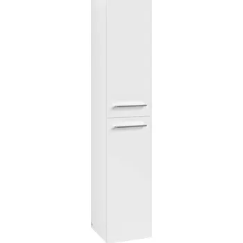 Koupelnový nábytek Villeroy & Boch Avento - Vysoká skříňka 1760x346x404 mm, 2 dvířka, panty vlevo, Brilliant White A89400VE