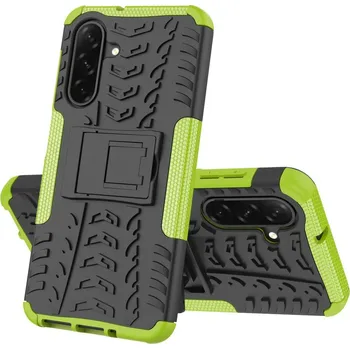 Pouzdro na mobilní telefon Kryt Samsung A56 odolný zelený (obal neboli pouzdro na Samsung A56)